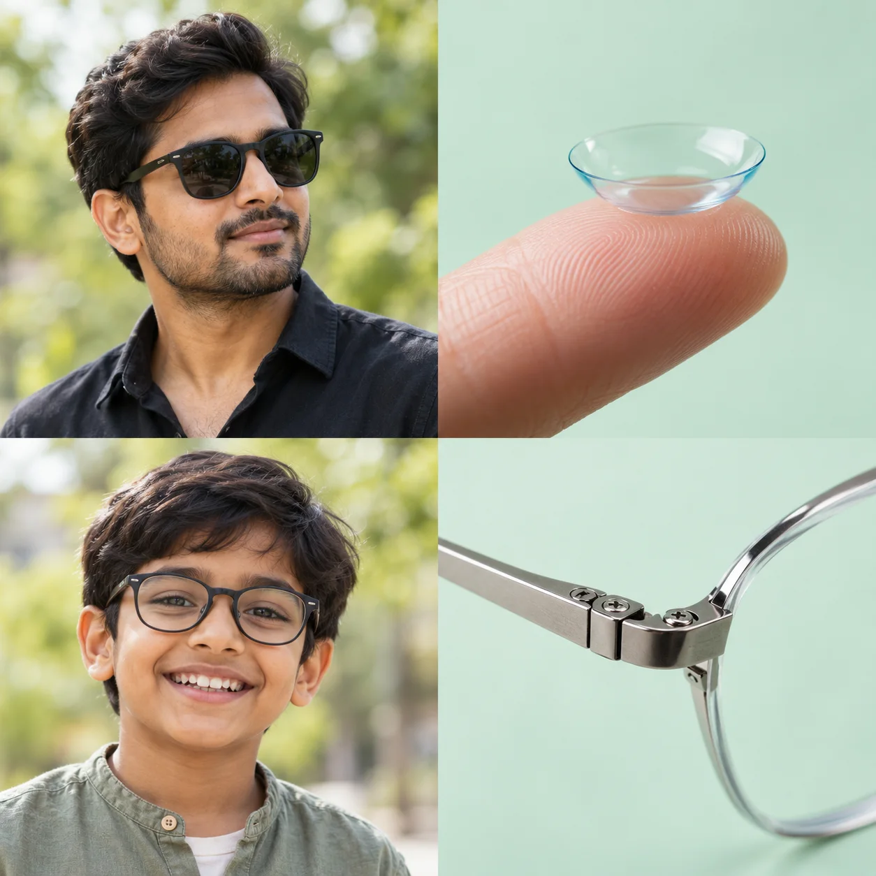 Man wearing sunglasses from the iRAYS eyewear collection